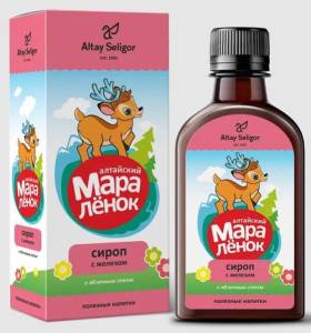 Сироп Алтайский мараленок с железом Алтай-Селигор 200мл