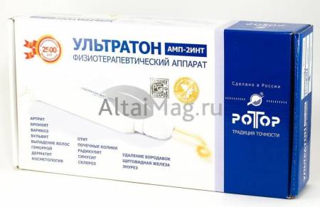 Изображение товара Аппарат ультратон АМП-2ИНТ физиотерапевтический Дарсонваль Аппарат ультратон АМП-2ИНТ физиотерапевтический Дарсонваль фотография