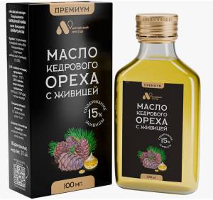 Масло кедровое с живицей Алтайский нектар 100мл