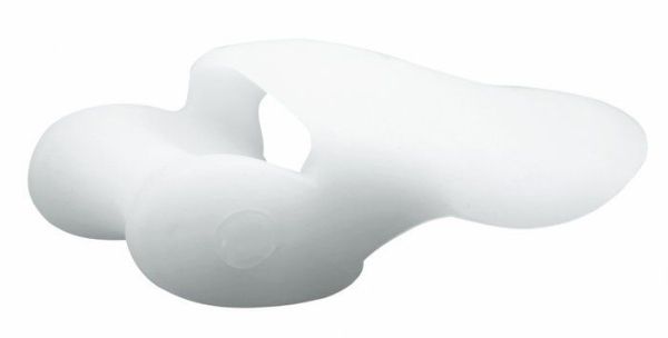 Бурсопротектор первого пальца стопы с межпальцевой перегородкой арт. 201C белый фотография