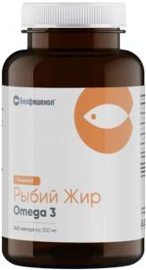 Рыбий жир пищевой Биафишенол Летофарм БАД 240 капсул