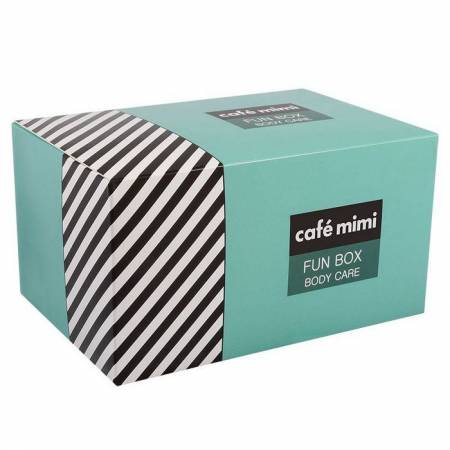 Изображение товара Набор подарочный Кафе мими fun box body care (мочалка, крем для тела, мыло, соль для ванн) Набор подарочный Кафе мими fun box body care (мочалка, крем для тела, мыло, соль для ванн) фотография